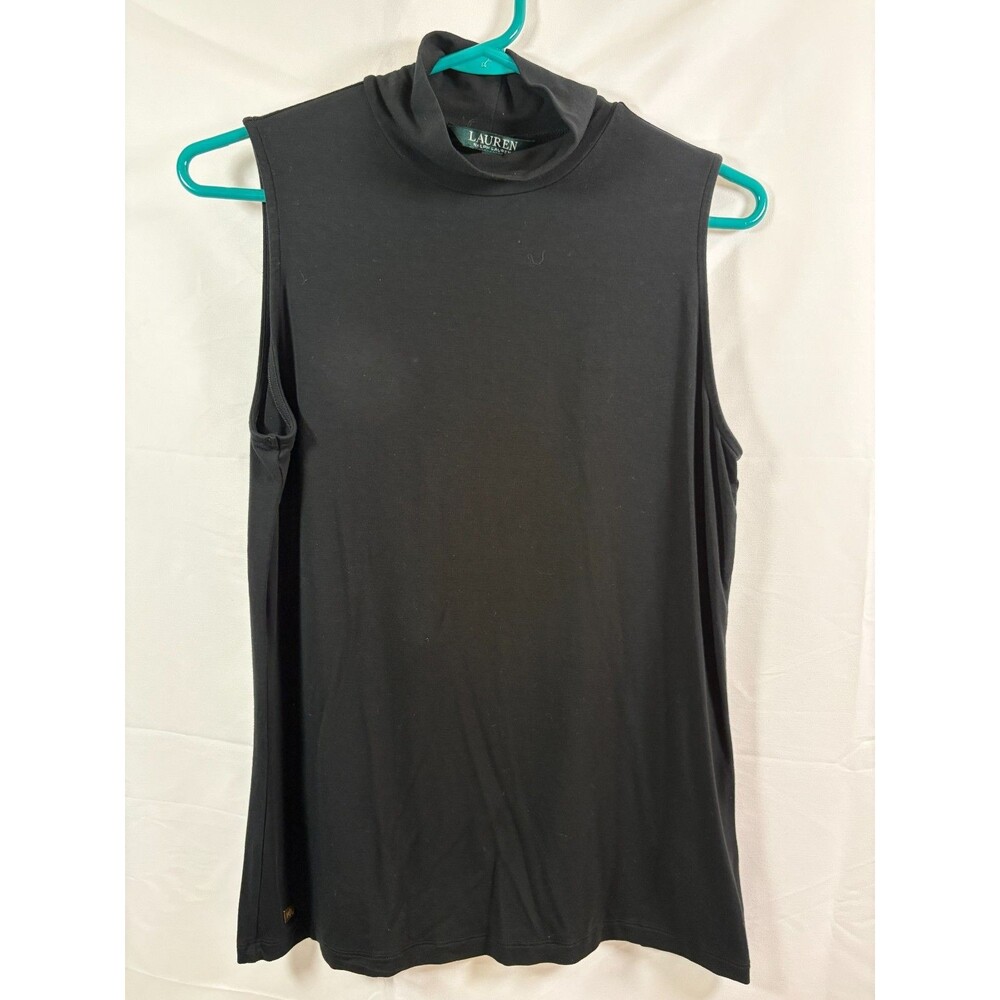 Women's LAUREN - Ralph Lauren Mock Neck Tank Top - Size Large